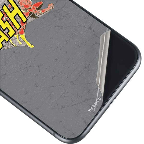 DC Comics The Flash Vintage Action Running Pose iPhone 11 Skin